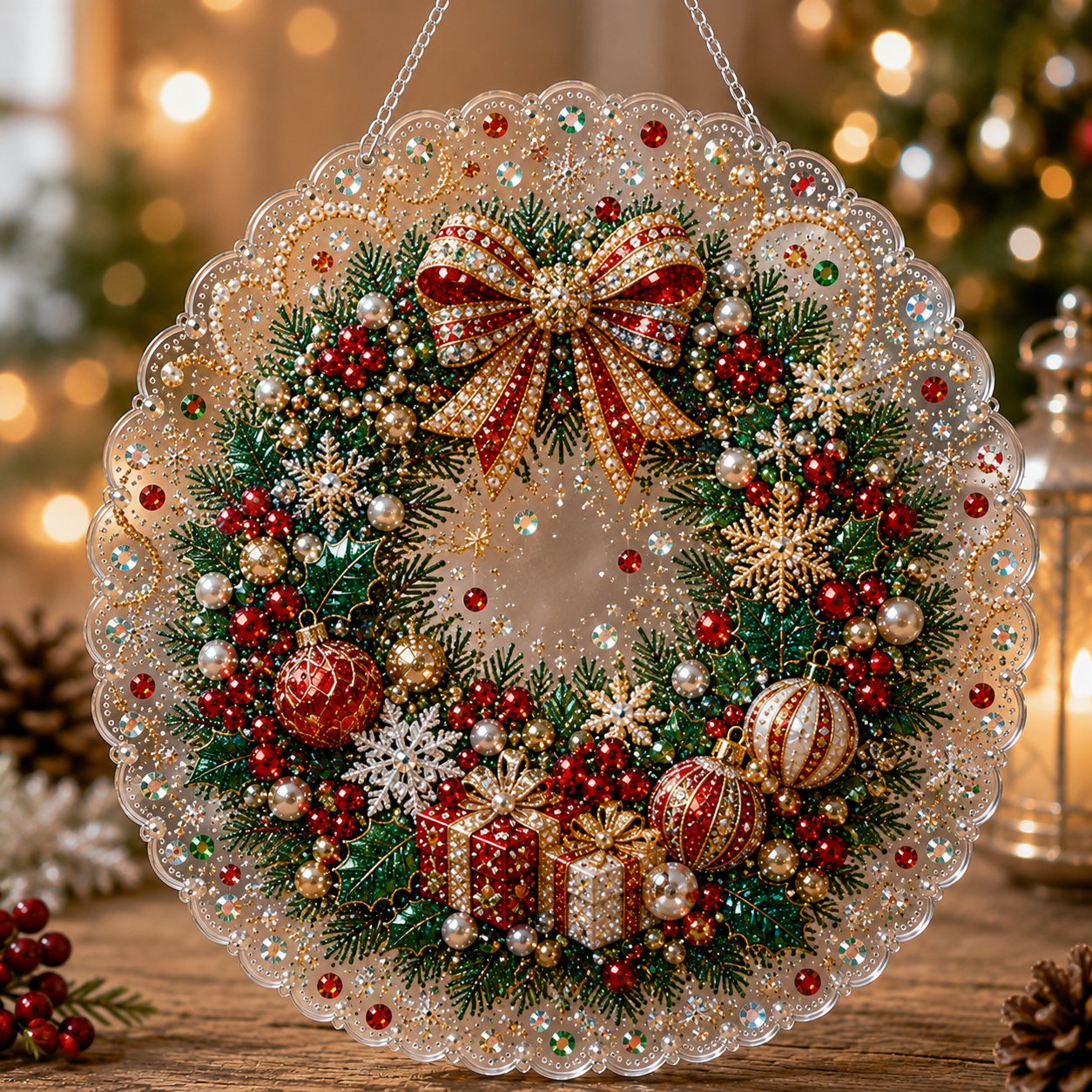 🎄Christmas DIY Diamond Painting Hanging Ornament Kit🎅💎(📦Buy 2 Free Shipping)