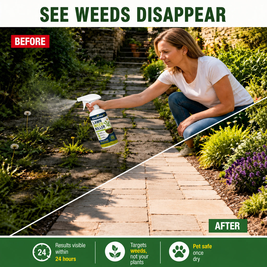 ⚡ [Easy & Stress-Free Yard Cleanup] Domestic Weed Killer Spray | Fast-Acting Root Remover for Garden, Patio & Driveway