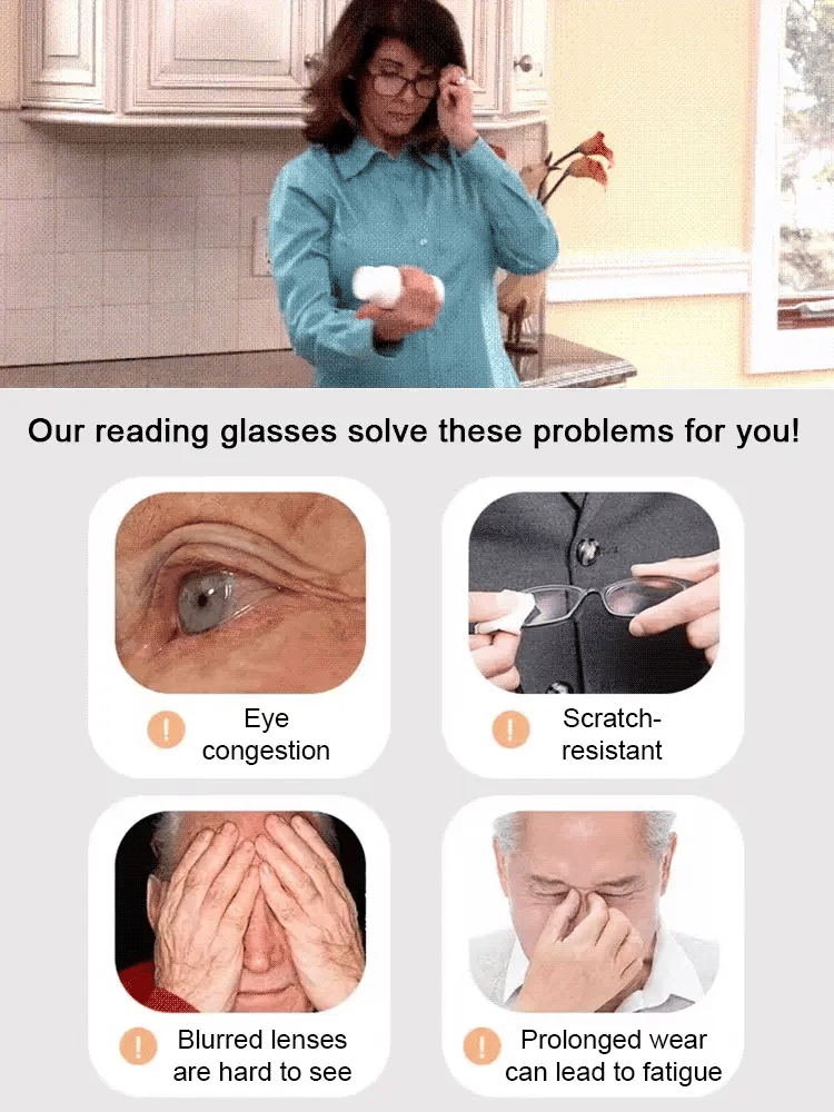 🎁Last day Hot Sale As low as $9.99 each🔥👓Ultra Light Anti Blue Presbyopic Glasses✨