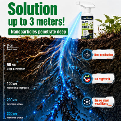⚡ [Easy & Stress-Free Yard Cleanup] Domestic Weed Killer Spray | Fast-Acting Root Remover for Garden, Patio & Driveway