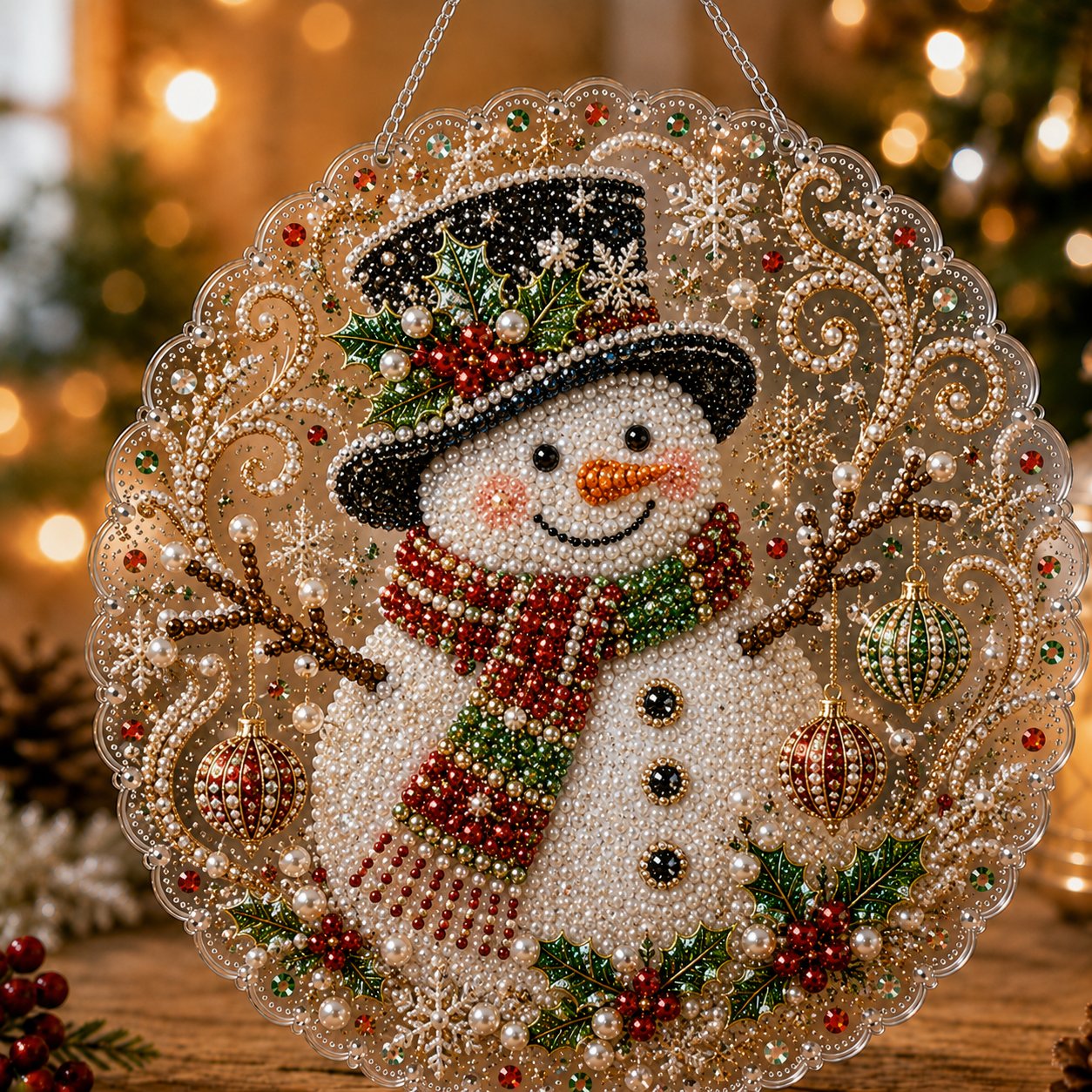 🎄Christmas DIY Diamond Painting Hanging Ornament Kit🎅💎(📦Buy 2 Free Shipping)