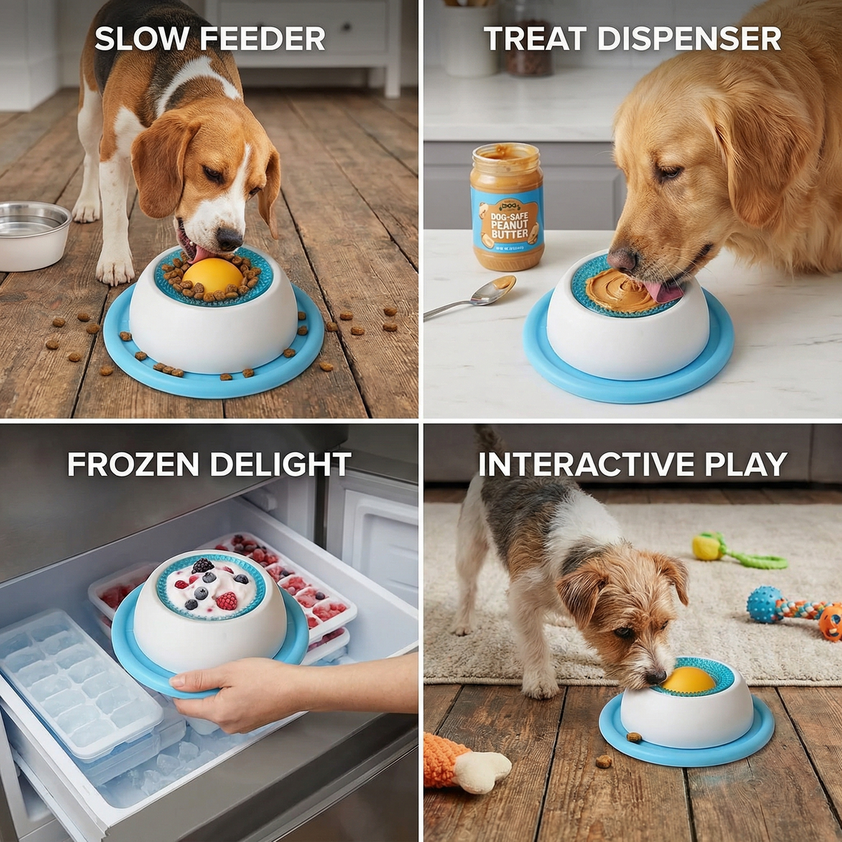 ⏰Last Day 49% OFF -Interactive Lick Mat Slow Feeder Enrichement Toy for Dogs